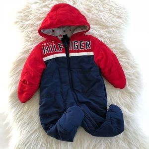 tommy hilfiger baby boy snowsuit